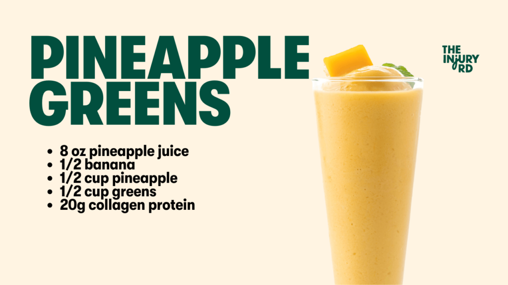 Pineapple Greens Collagen Smoothie