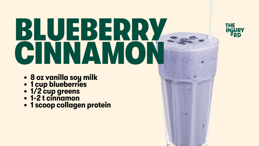 Blueberry Cinnamon Collagen Smoothie