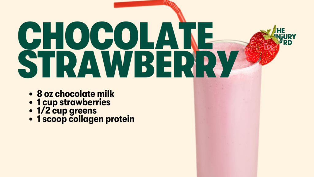 Chocolate Strawberry Collagen Smoothie