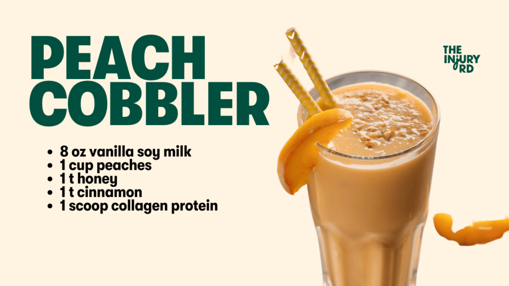 Peach Cobbler Collagen Smoothie